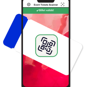 Application Event ticket Scanner pour contrôler l'accès des participants à l'entrée des événements