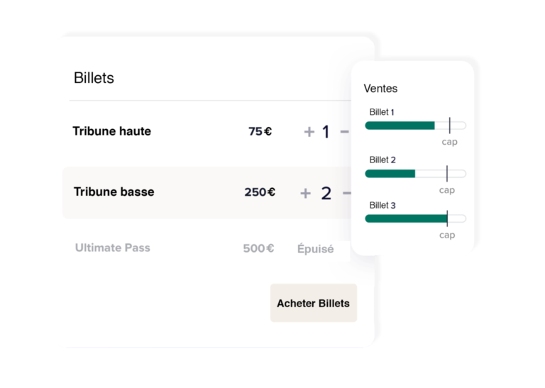Billetterie en ligne